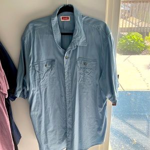 Wrangler shirt baby blue 2xlt